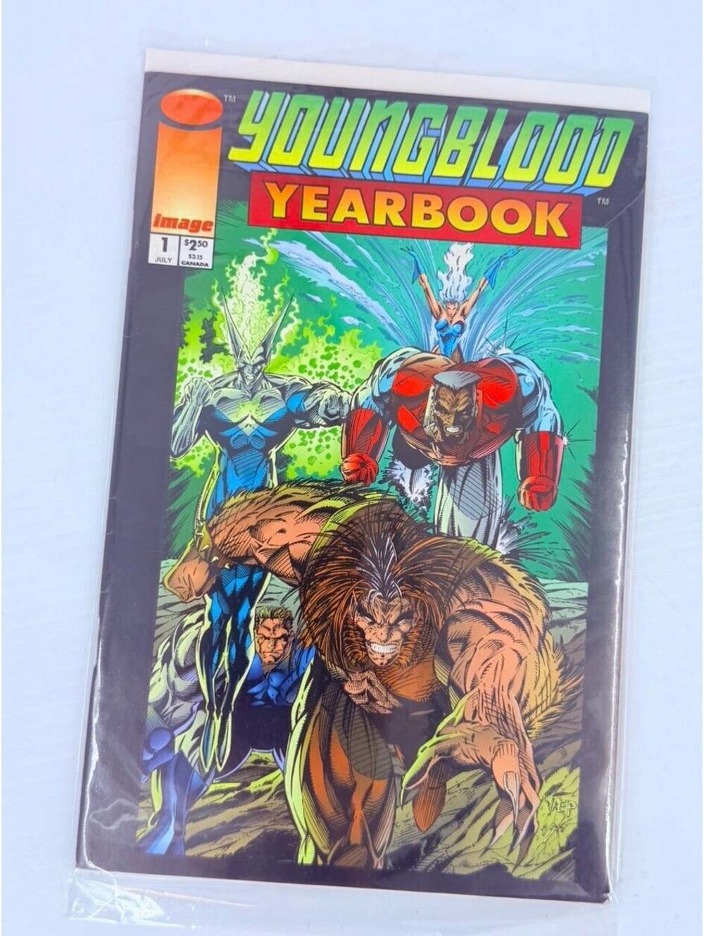 YOUNGBLOOD YEARBOOK #1 ONE-SHOT 8.0+ 1ST APP IMAGE COMIC BOOK GG-74